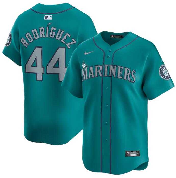 Men's Seattle Mariners #44 Julio Rodriguez Aqua Alternate Limited Stitched jersey Dzhi,We sell and wholesale Men's Seattle Mariners #44 Julio Rodriguez Aqua Alternate Limited Stitched jersey Dzhi on line form chian!